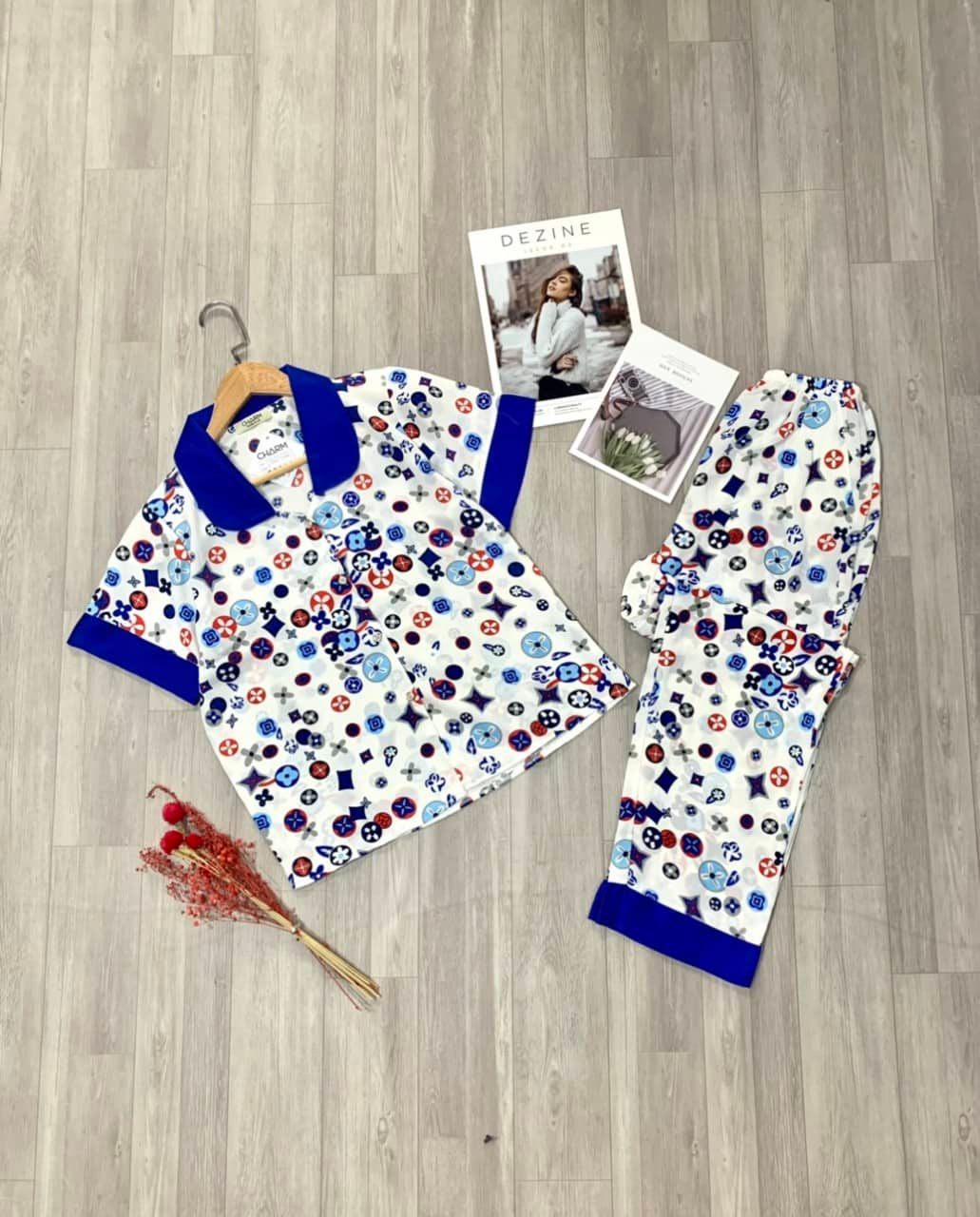 Pijama lụa mango tay dài 40-62kg
