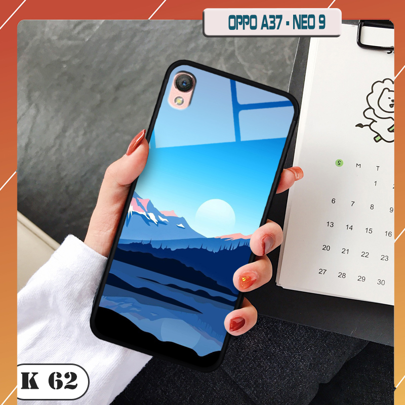 Ốp lưng kính 3D điện thoại OPPO A37