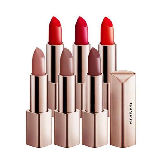 Son Thỏi G9 Skin First V-Fit Lipstick - Màu 06 - Đỏ Thẫm