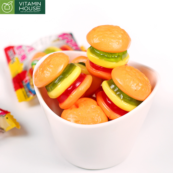 [HCM]Combo 5 Kẹo Dẻo Hamburger Trolli Mini Burger 10g [Vitamin House]