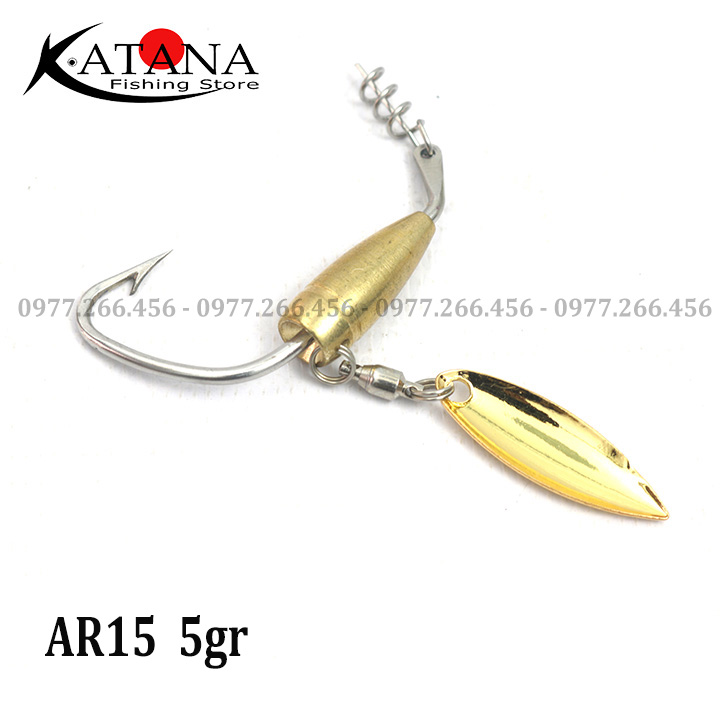 Lưỡi móc mồi mềm Ar15 - Lưỡi Nhái Sống Thủ Công