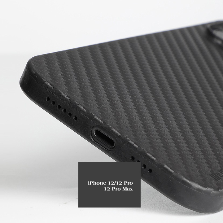 [ỐP LƯNG SIÊU MỎNG] 12 Pro Max vân Carbon Fiber hiệu Memumi