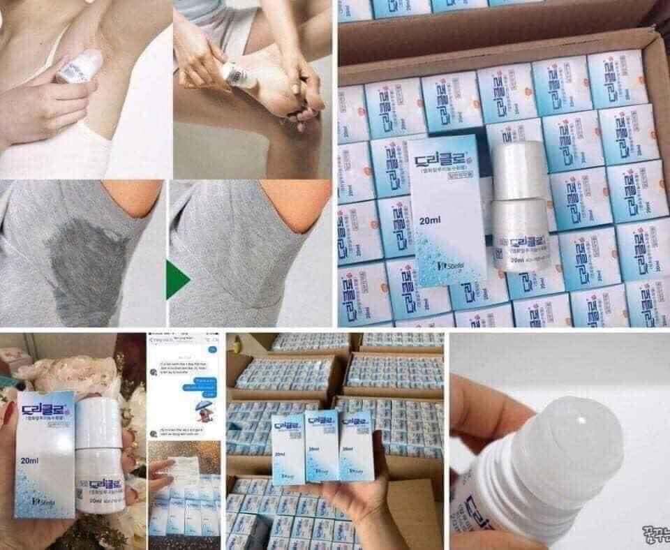 Trị hội nách, hội chân #Driclor