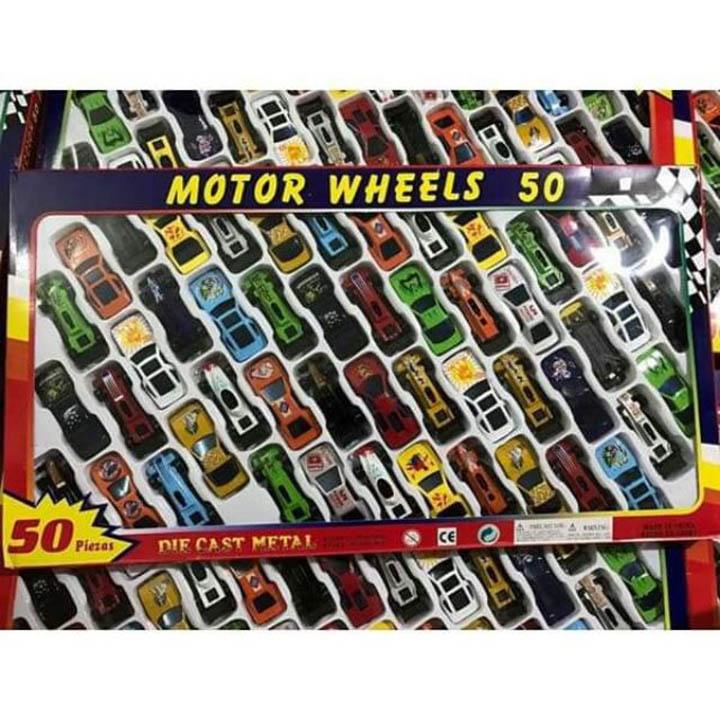 Set 50 Ô tô Bằng Sắt Cho Bé