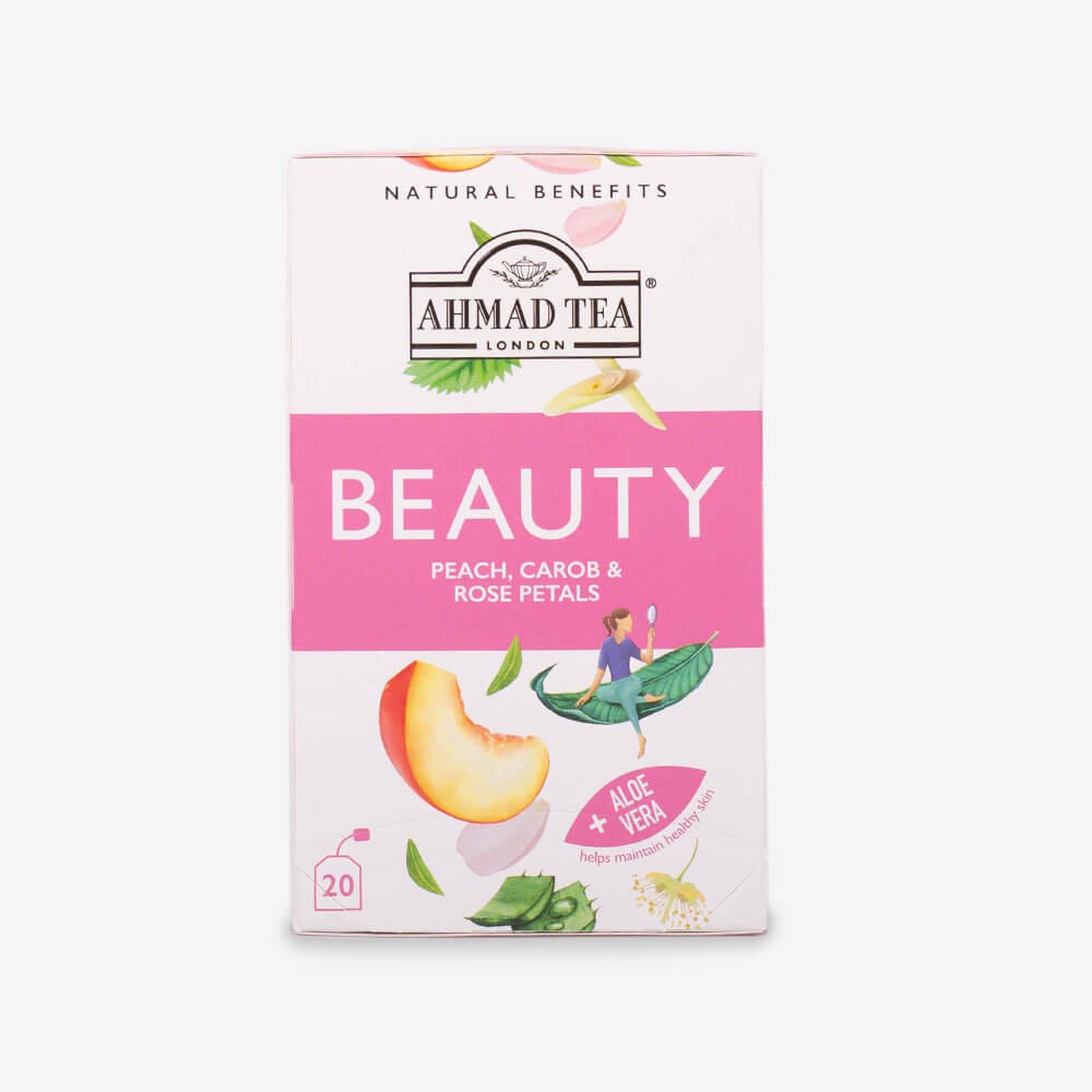 Trà thảo mộc Ahmad Organic Premium - BEAUTY Infusion (túi lọc có bao thiếc - 20 túi/hộp)