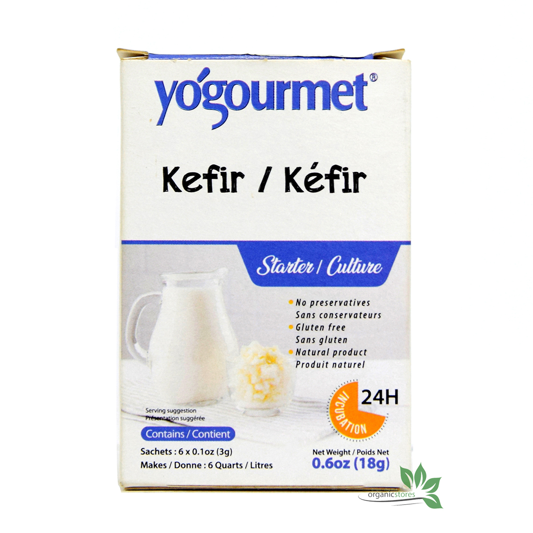 Men làm sữa chua Kefir - Vegan - Probiotic (Yógourmet)