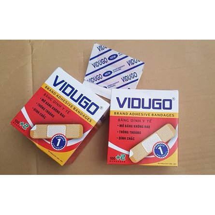 Băng cá nhân vidugo hộp 102 miếng