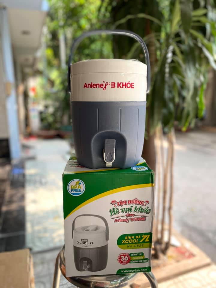 [HCM]Bình đá giữ nhiệt cao cấp 7L- Quà tặng từ Anlene