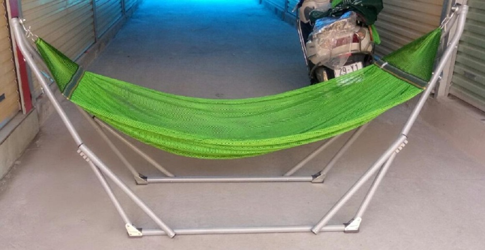 Võng xếp sơn tĩnh điện người lớn phi 32+Lưới( Ảnh thật)