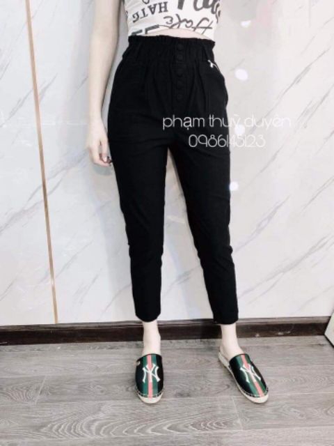 Quần đũi baggy bọc khuy