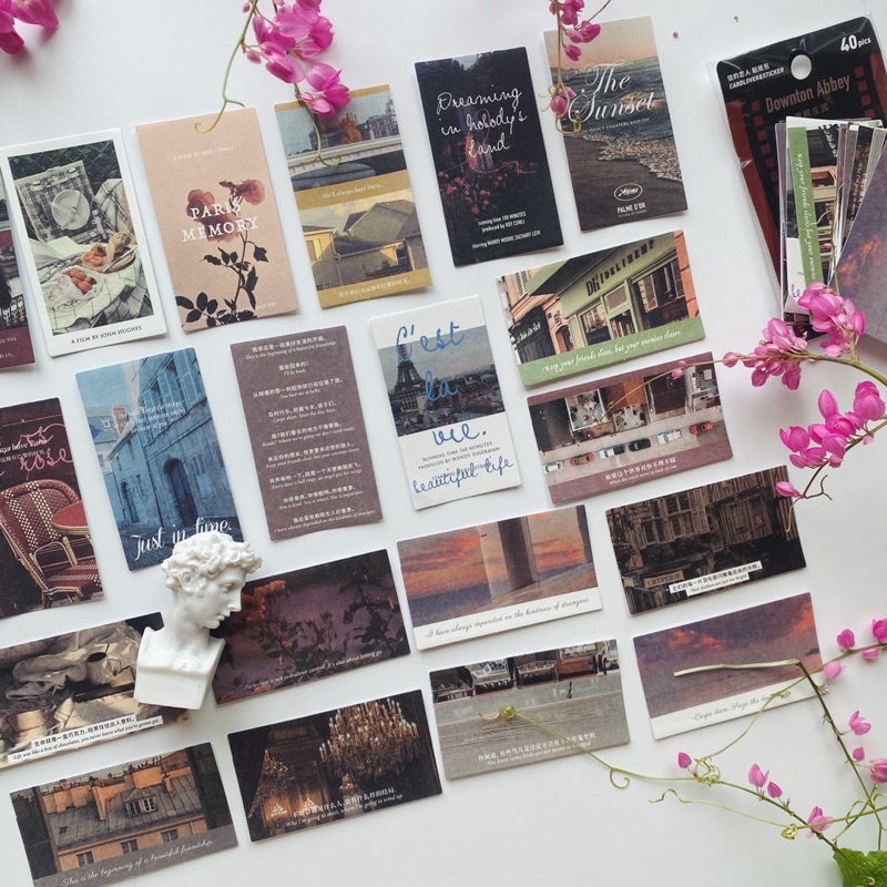 Sticker ảnh nghệ thuật vintage