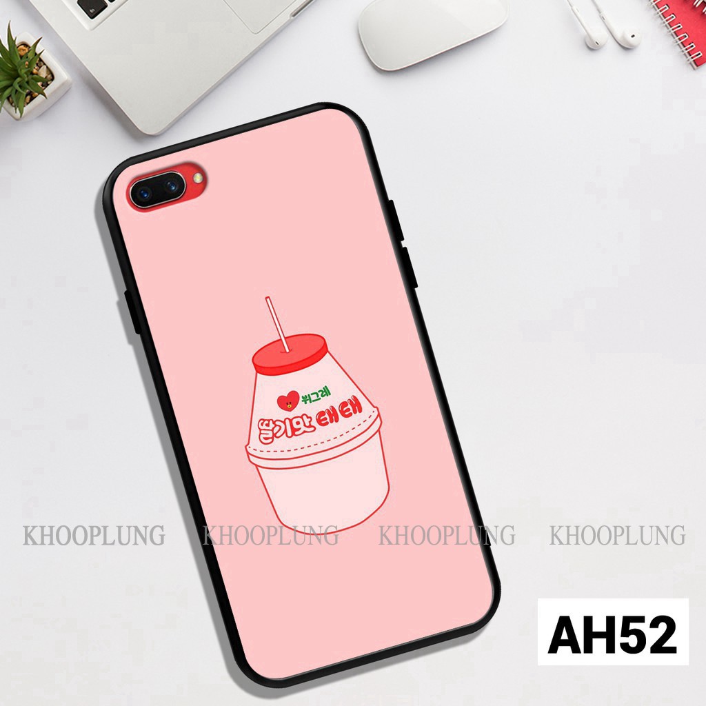 Ốp lưng Oppo A3s - A1K in hình trà sữa dễ thương