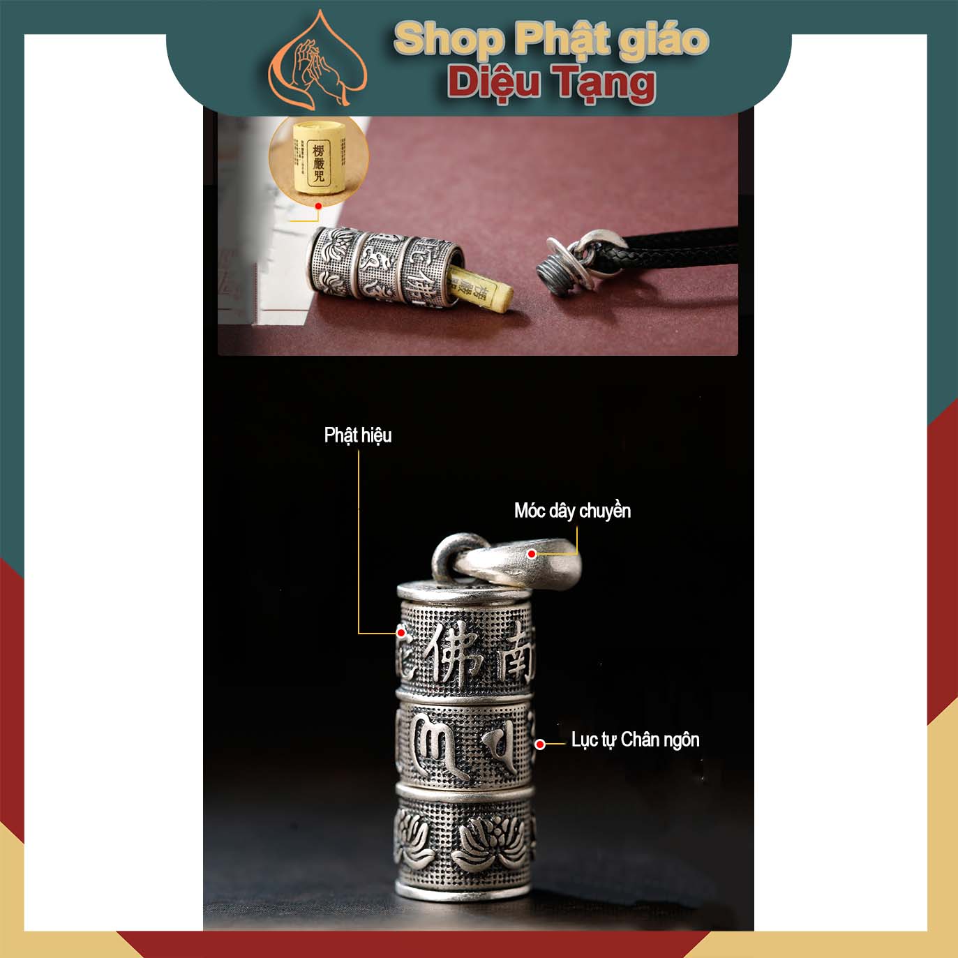 Dây đeo chú Lăng Nghiêm thời trang