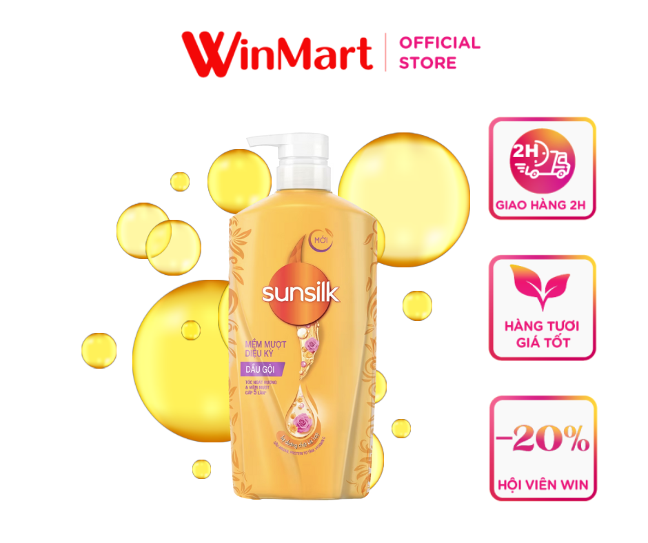 - Dầu gội Sunsilk mềm mượt diệu kỳ 650g
