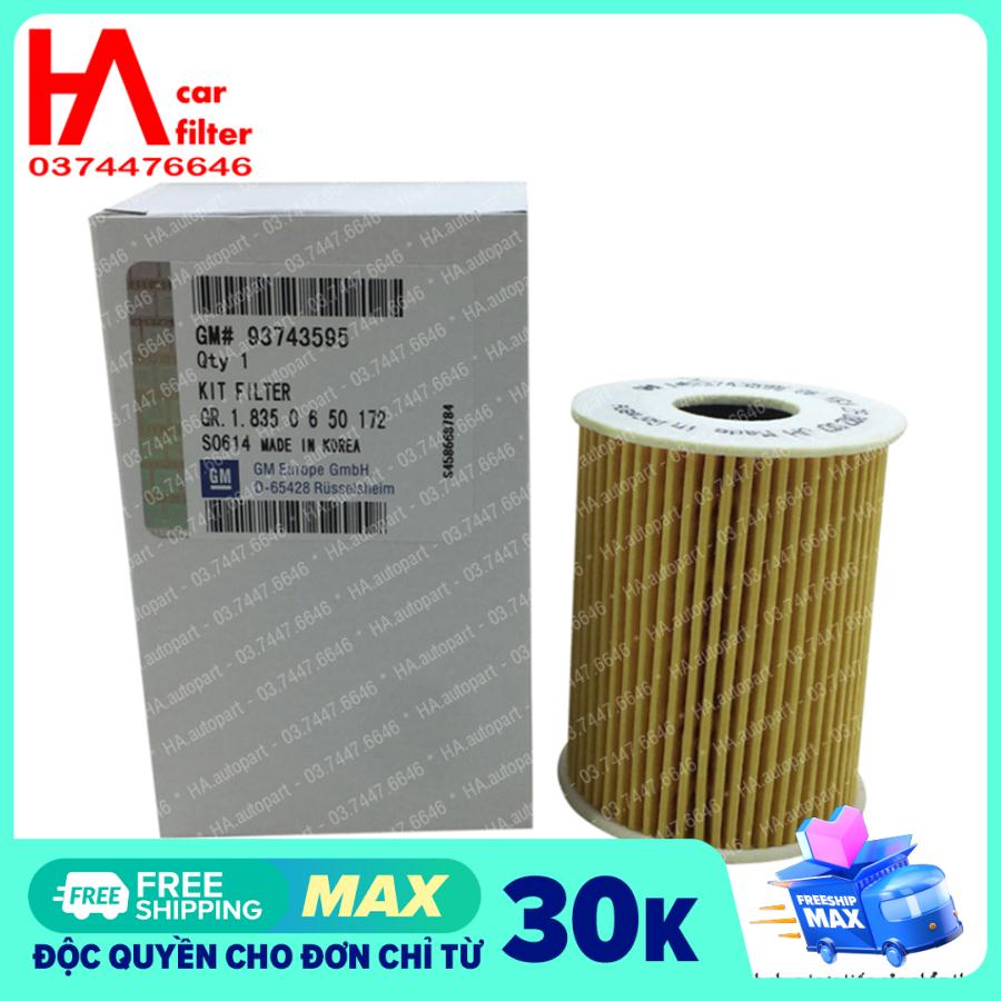 Lọc dầu nhớt xe Lacetti - Chevrolet Captiva - Cruze Hatchback máy 2.0L