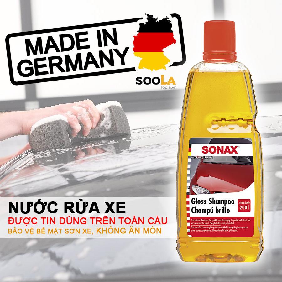 Dung dịch rửa xe Sonax Gloss Shampoo