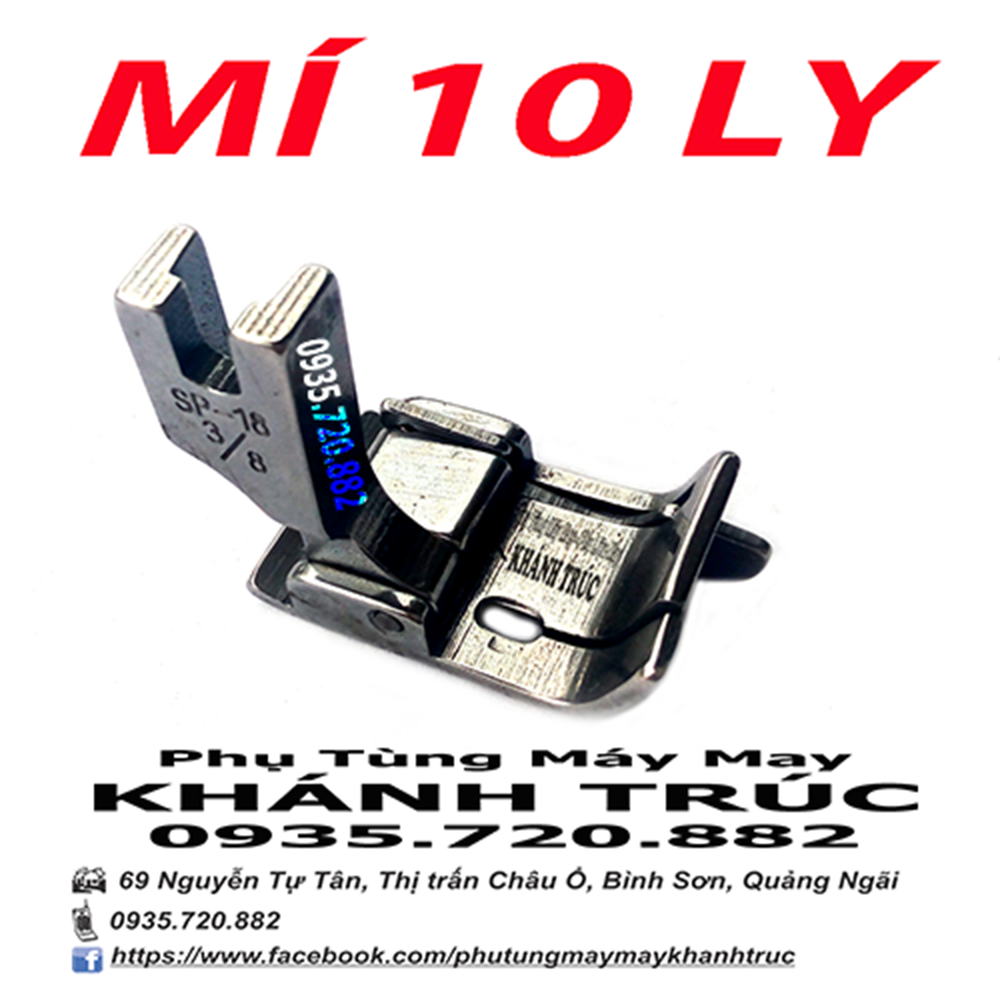 Chân vịt SP18 10ly máy may công nghiệp 1kim