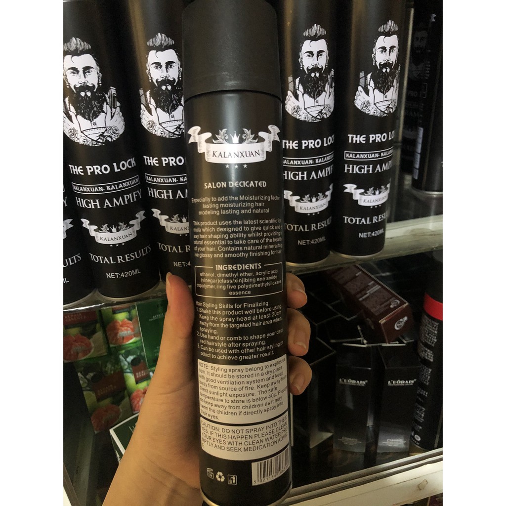 Gôm xịt tóc Baber Pro Lock siêu thơm và cứng