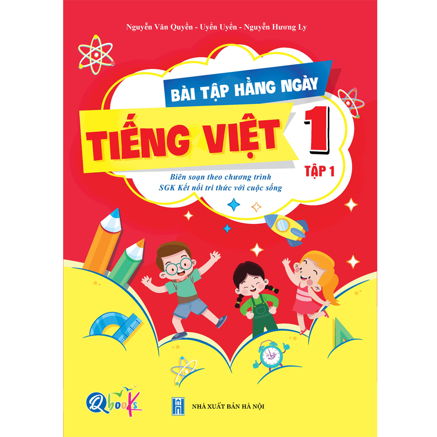 Sách - Combo Bài Tập Hằng Ngày Lớp 1 - Môn Toán và Tiếng Việt học kì 1 - Kết nối tri thức với cuộc sống