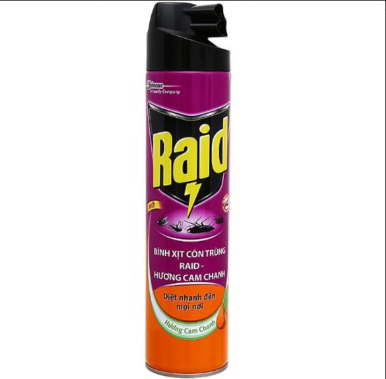 Chai Xịt Côn Trùng Raid 660ml