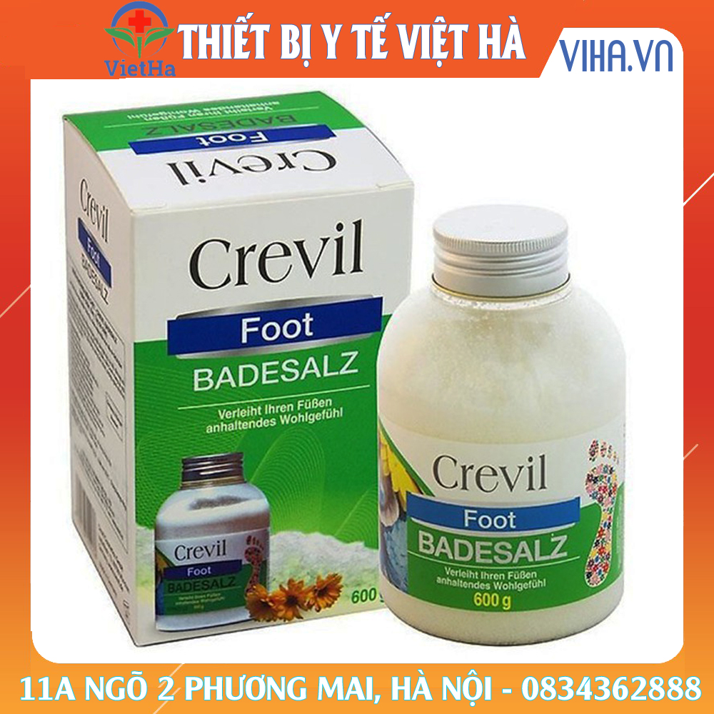 Bột Muối Khoáng Ngâm Chân Crevil ( 600g )