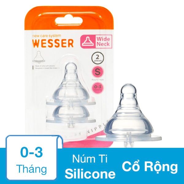 Núm vú Wesser Cổ rộng Size L/M/S
