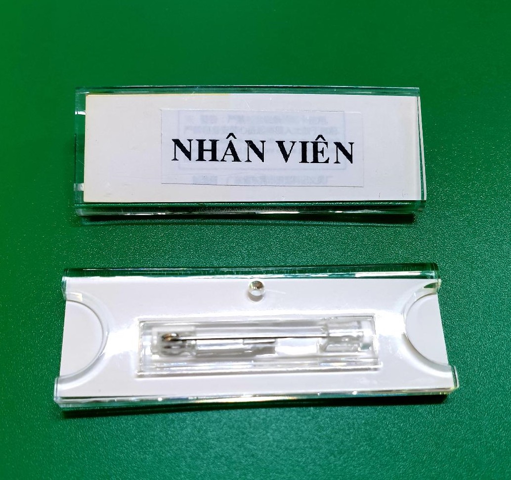 THẺ TÊN GHIM CÀI