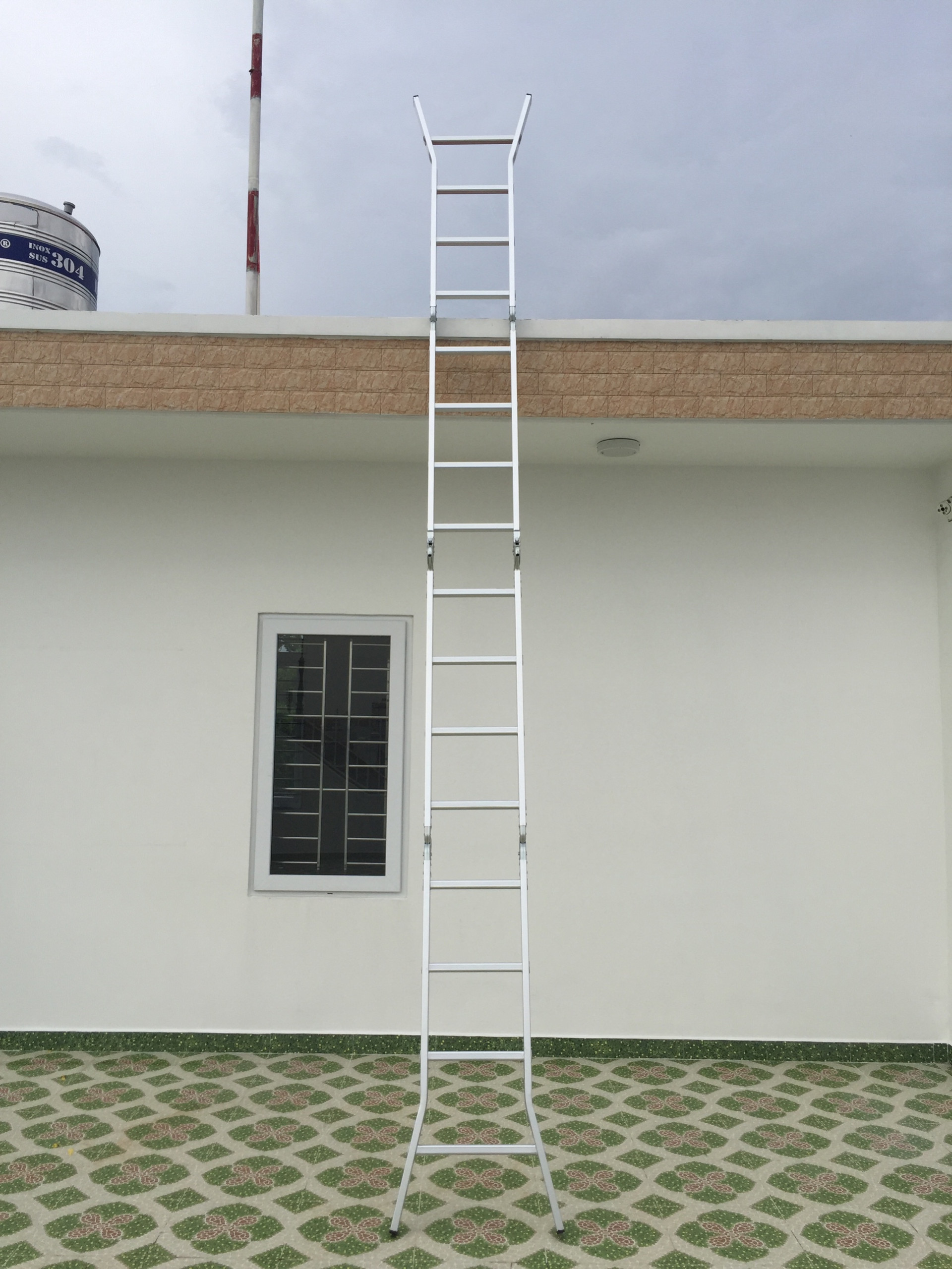 Thang Nhôm Xếp 4 Đoạn Sumika SK 604