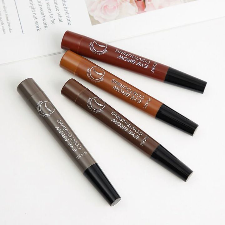 [HCM]Chì mày phẩy sợi Suake Tint My 4 Tip Brown
