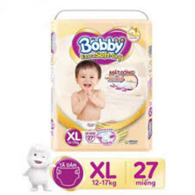 [HCM][SALE XẢ KHO]Tã Dán Cao Cấp Bobby Extra Soft Dry Cho Bé Sơ XS48(DATE Cuối 2022 đến 2023)
