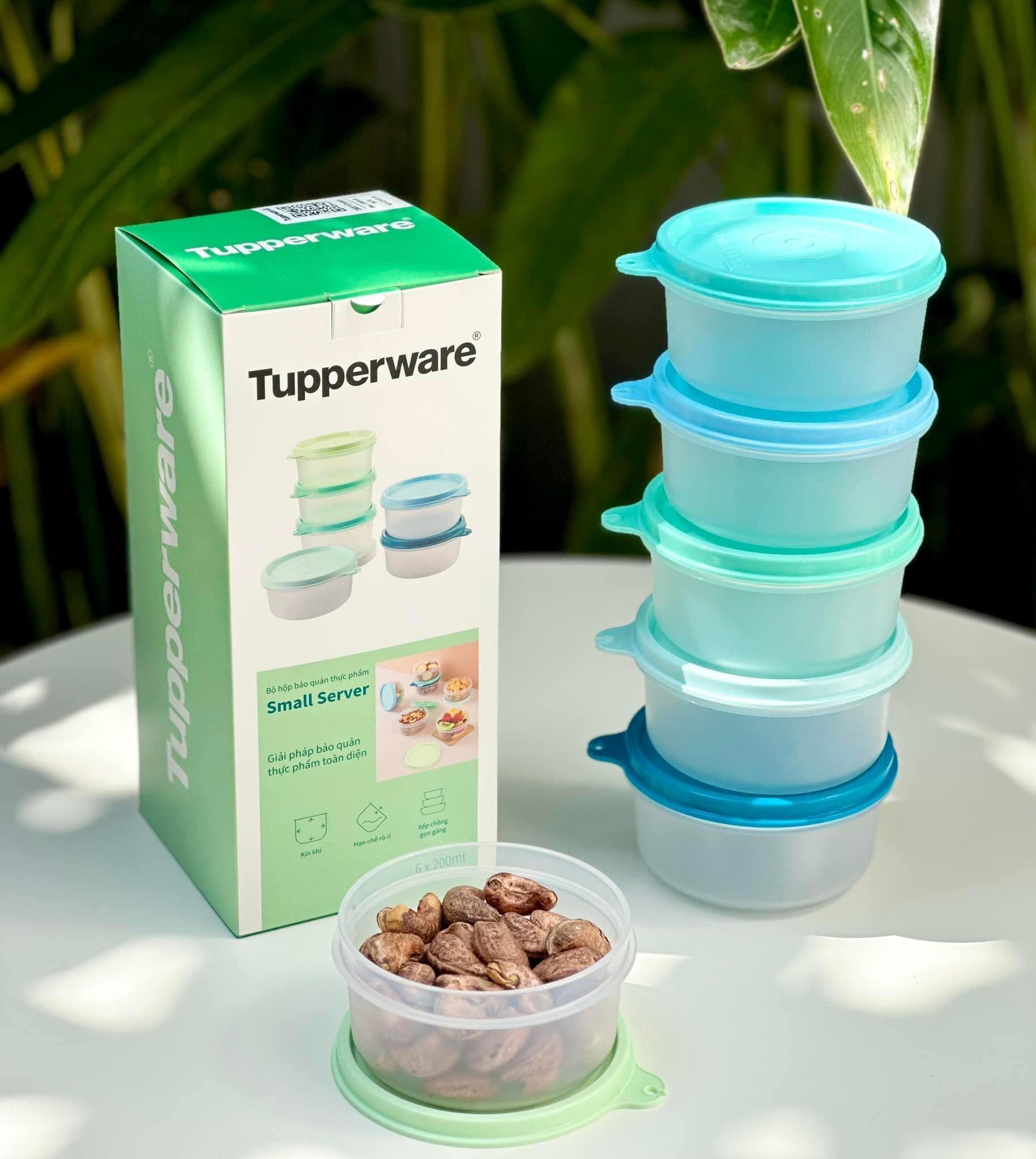 BỘ HỘP BQT TUPPERWARE COLORFUL SMALL SERVER 200ml