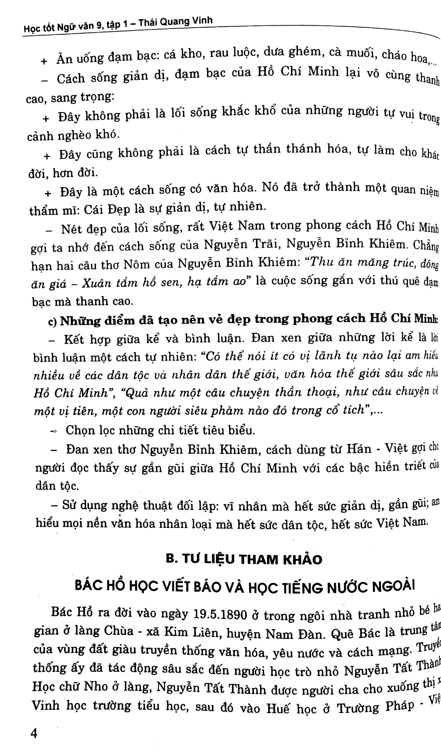 Fahasa - Học Tốt Ngữ Văn Lớp 9 - Tập 1
