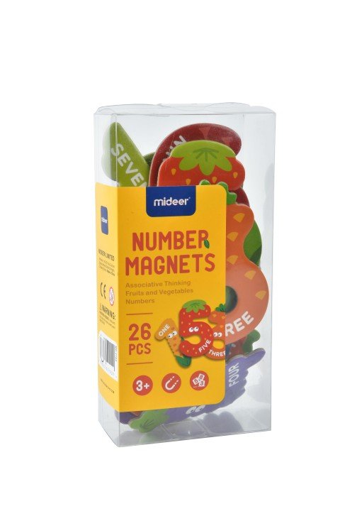 Đồ Chơi] MD2102 Bộ nam châm số Mideer