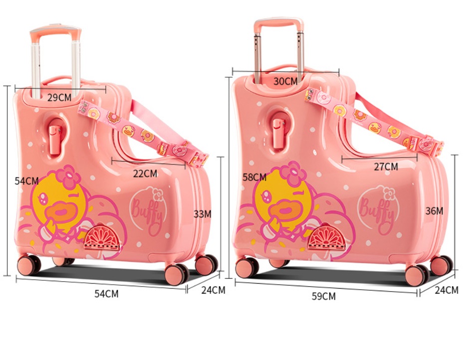 VALI KÉO CHO BÉ B.DUCK SIÊU ĐẸP SIZE 20 24 INCH