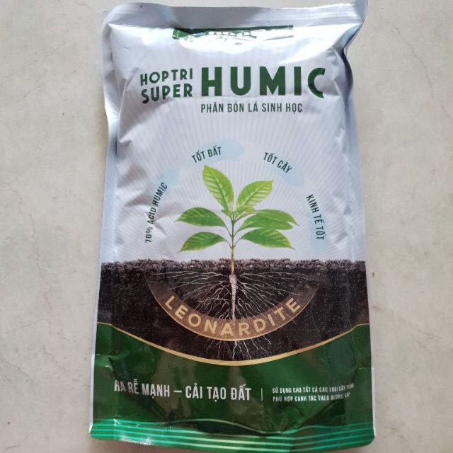 Phân Bón Lá Sinh Học HỢP TRÍ SUPER HUMIC (Gói 1kg)