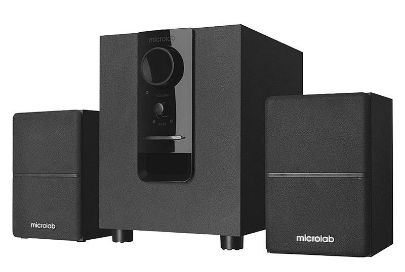 Bộ dàn loa vi tính chính hãng microlab m106bt/2.1 kết nối bluetooth 4.0 loa vi tính công suất lớn loa siêu trầm siêu bass nghe nhạc cực hay âm thanh ấm thiết kế nguyên khối đẹp mắt sang trọngsale 50% bh 12 tháng