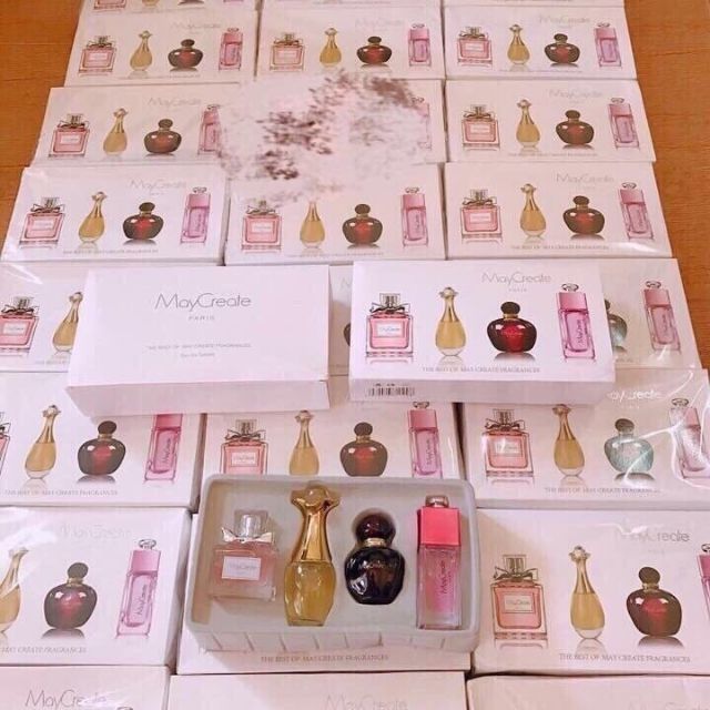 Set 4 Chai Nước Hoa Nữ Maycreate Ngọt Ngào