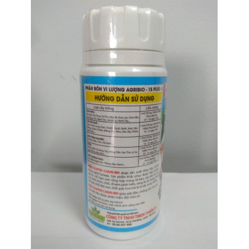 Phân bón vi lượng Canxi bo TD - chai 100ml