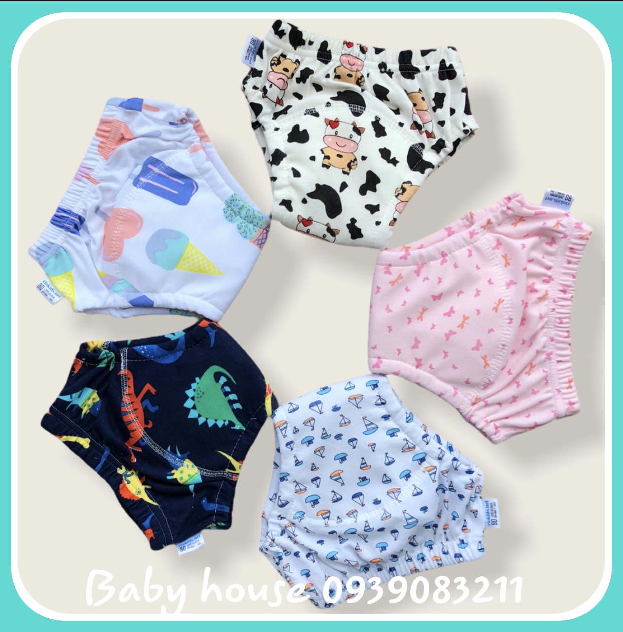 COMBO 5 QUẦN BỎ BỈM RIOKIDS