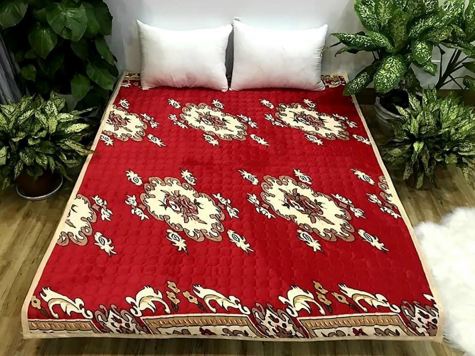 Thảm lông cừu trải giường cao cấp 2x2,2m