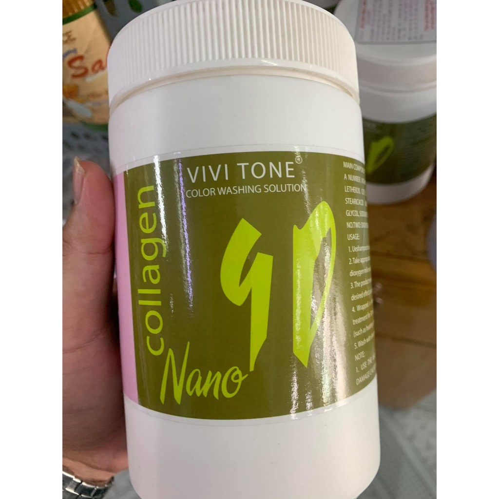 Bột rửa màu phục hồi nano 9d vivitone 500g