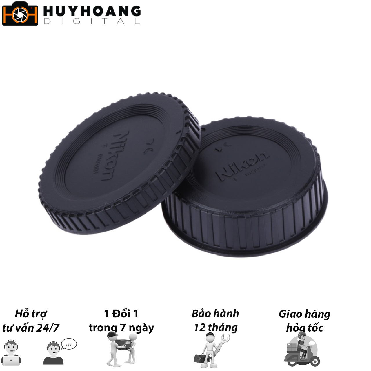 Nắp lens đậy ống kính Canon/Sony/Nikon