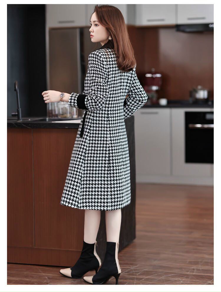 ÁO KHOÁC DẠ CỔ VEST DÁNG DÀI CAO CẤP