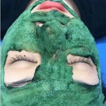 Mặt nạ sủi bọt tảo xoắn thải độc, trắng da