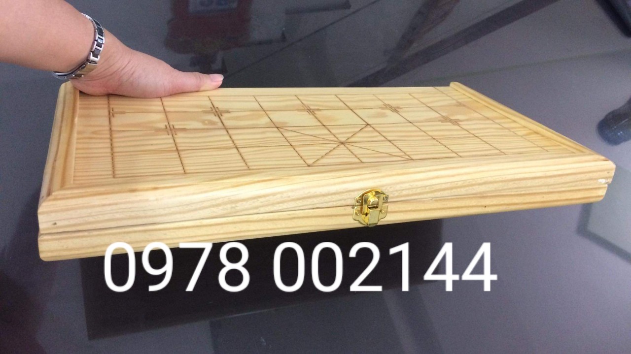 Bàn Cờ Tướng Gỗ khắc laser