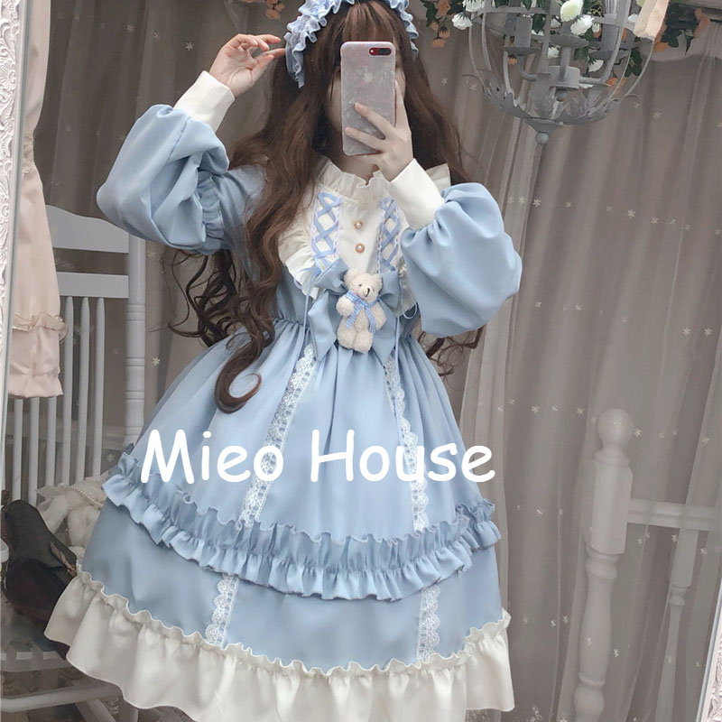 ĐẦM LOLI GẤU + KÈM NƠ GẤU