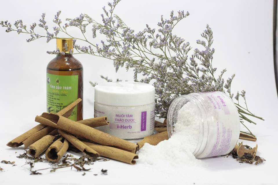 [HCM]MUỐI TẮM THẢO DƯỢC I HERB (Muối Tắm Thảo Dược Trần Mao)
