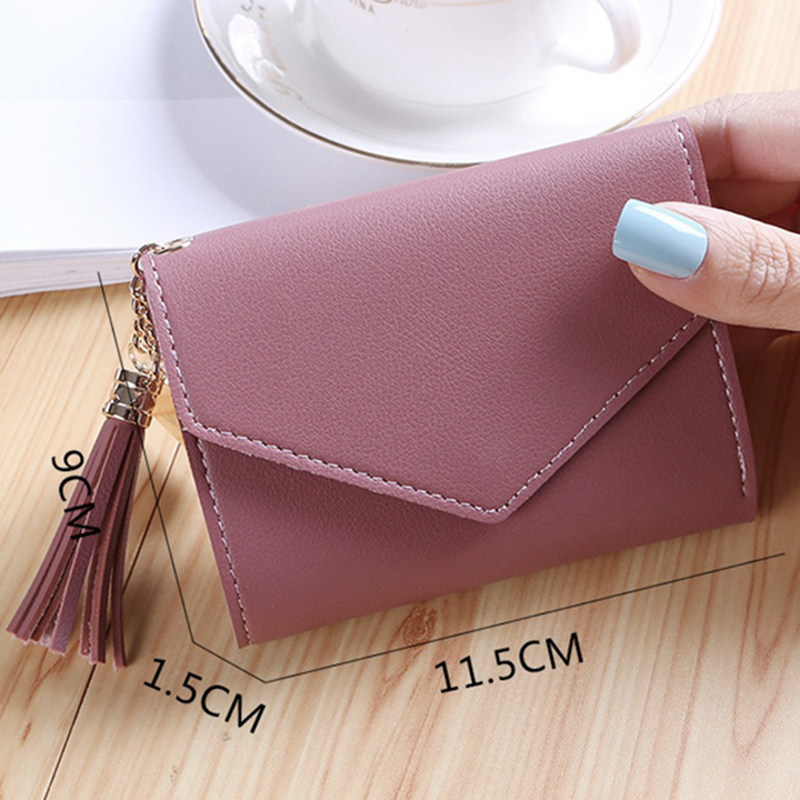 [Hoàn tiền 6%]Ví Mini Tua Rua Tiện Dụng PTVI101