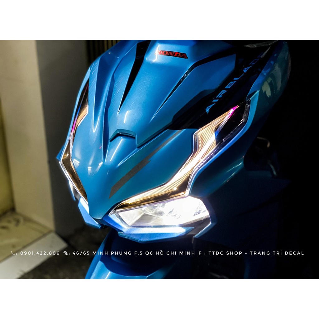 Tem decal dán đèn demi dành cho xe AIRBLADE 2020