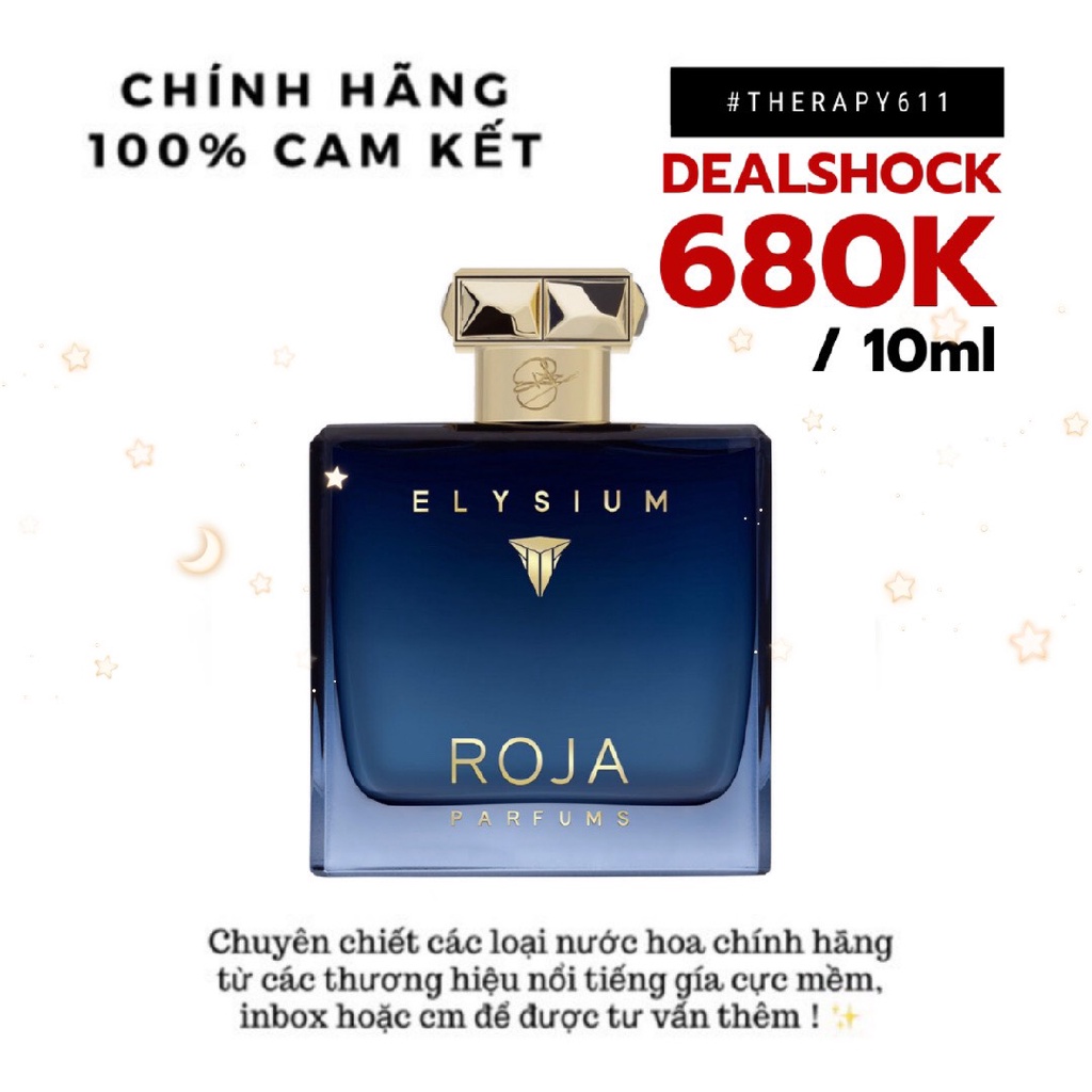 Mẫu thử 10ml Roja Elysium Cologne